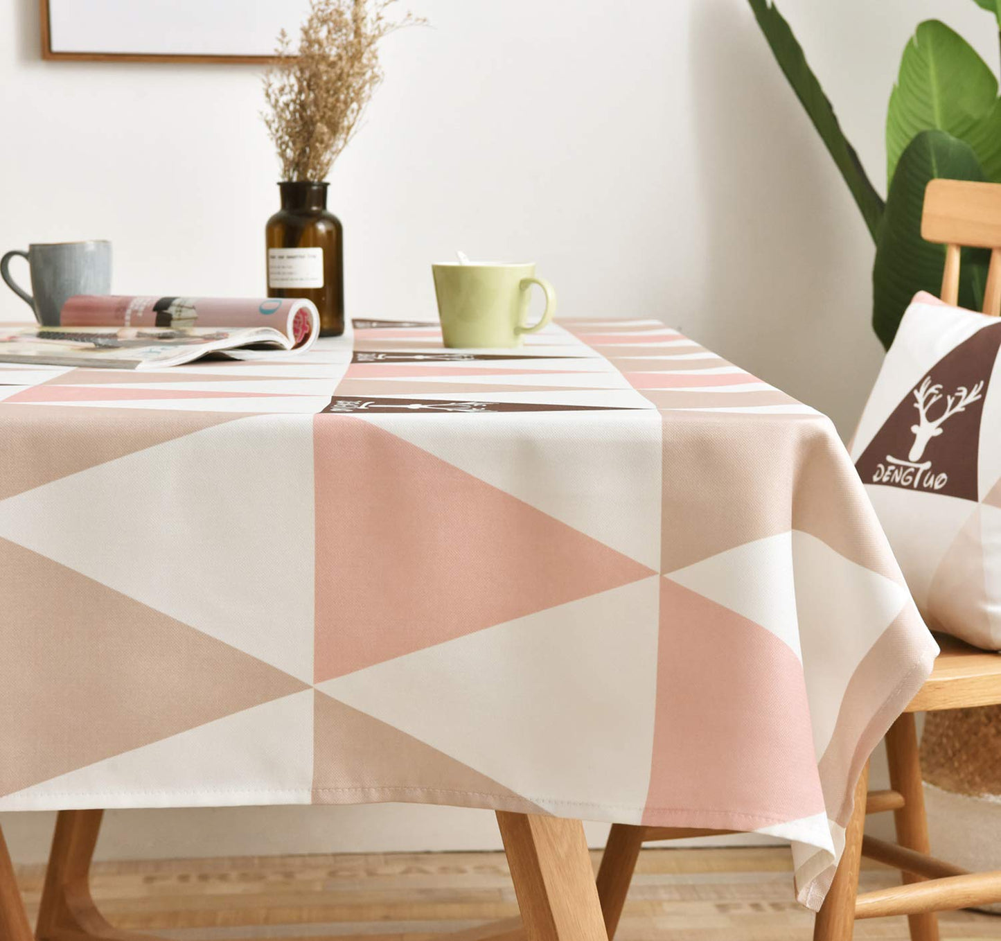 Dusty Pink Elegant and Contemporary Tablecloth