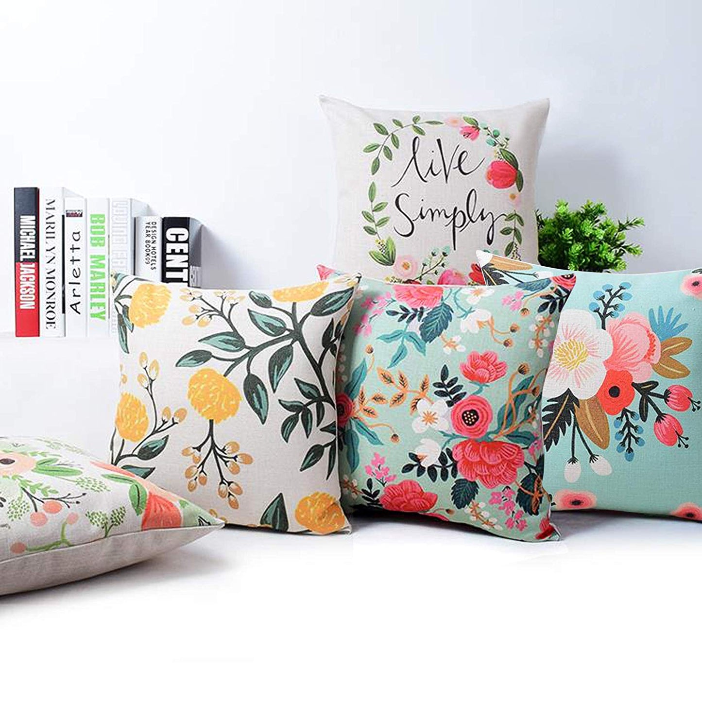 Floral Digital Printed Cushion Covers