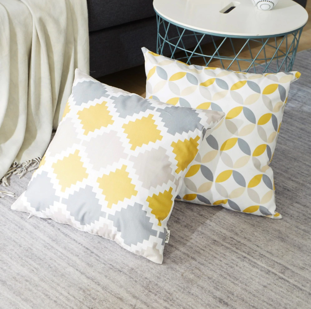 Yellow and Grey Nordic Collection