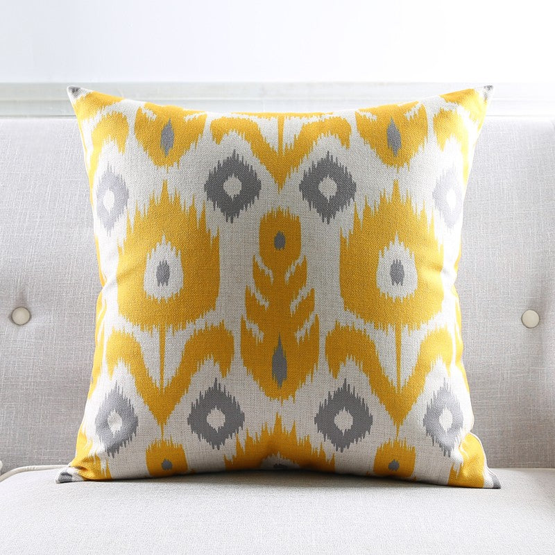 Yellow and Grey Ikat Collection - Hottest in Trend