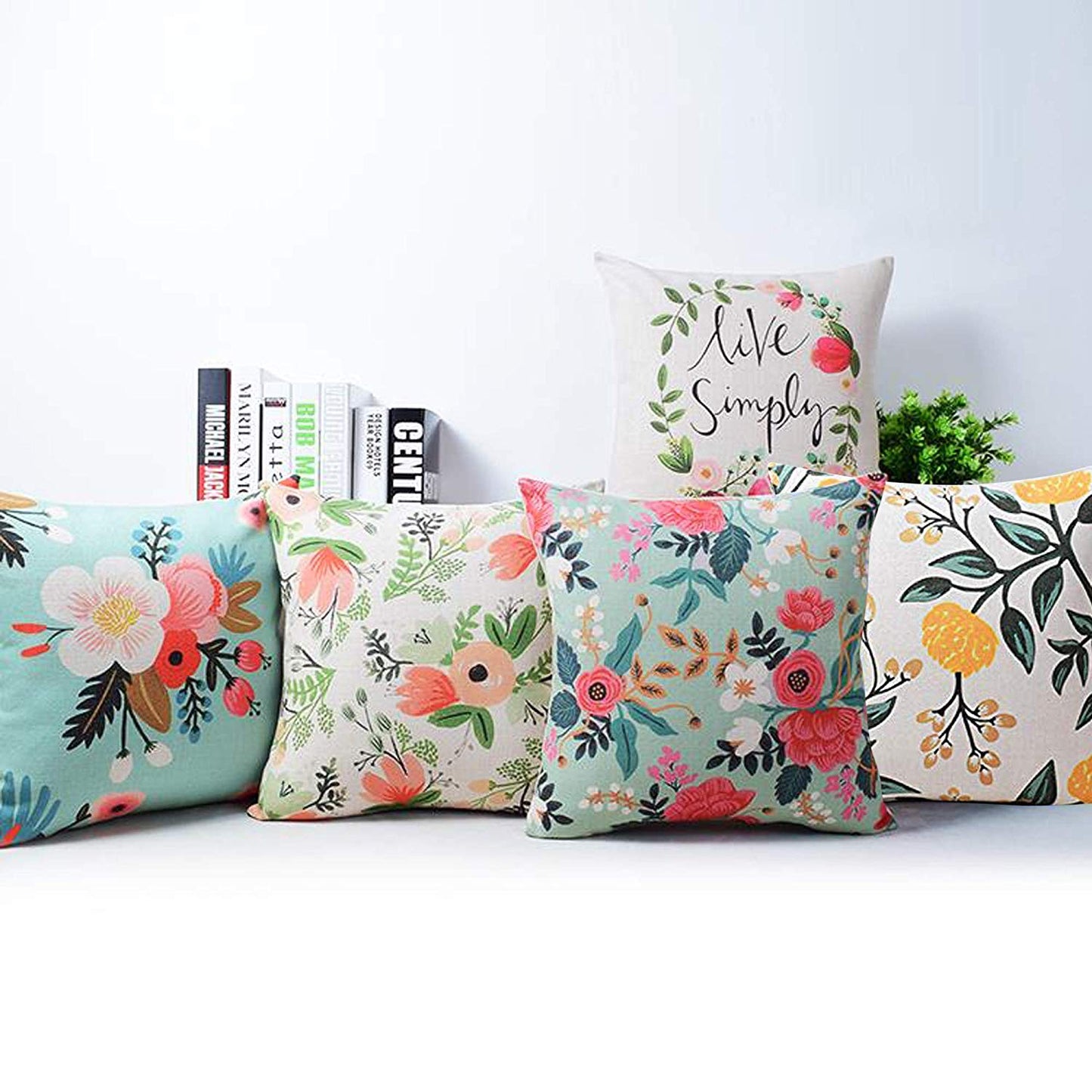 Floral Digital Printed Cushion Covers