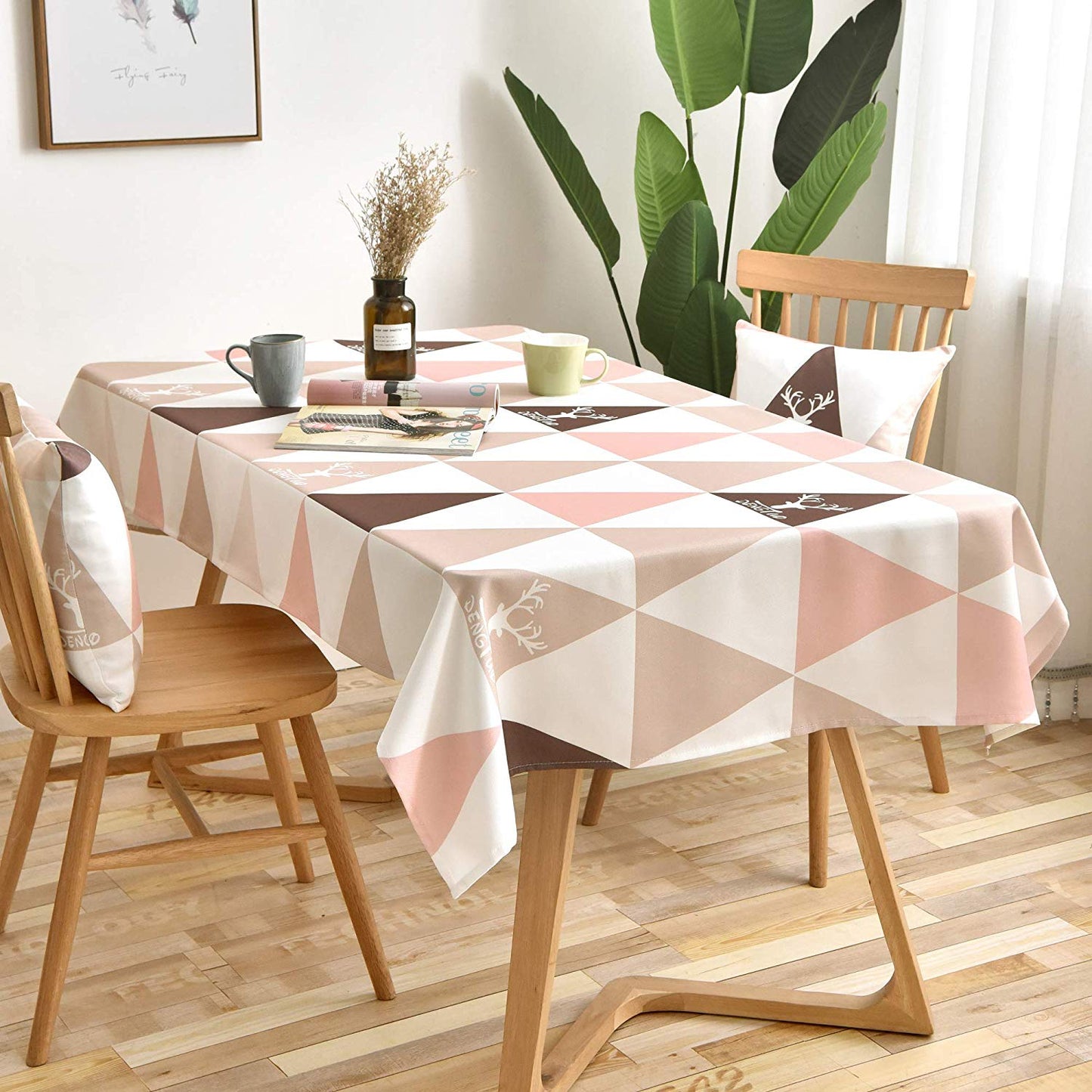 Dusty Pink Elegant and Contemporary Tablecloth