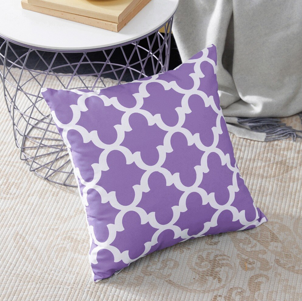 Purple/Lilac Cushion Covers - Go the extra mile