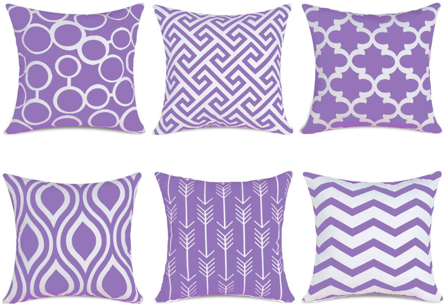 Purple/Lilac Cushion Covers - Go the extra mile