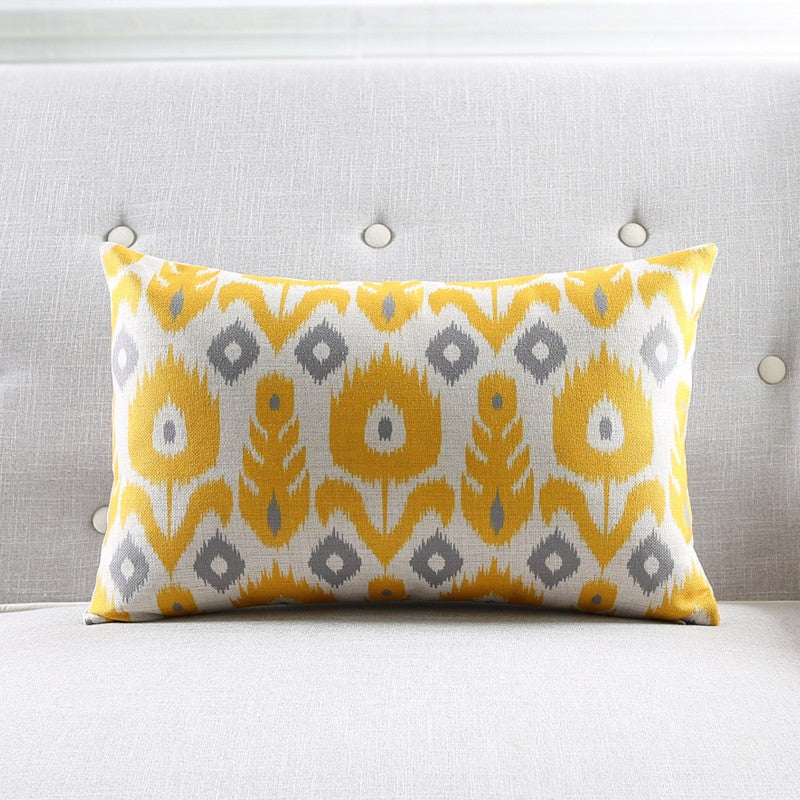 Yellow and Grey Ikat Collection - Hottest in Trend