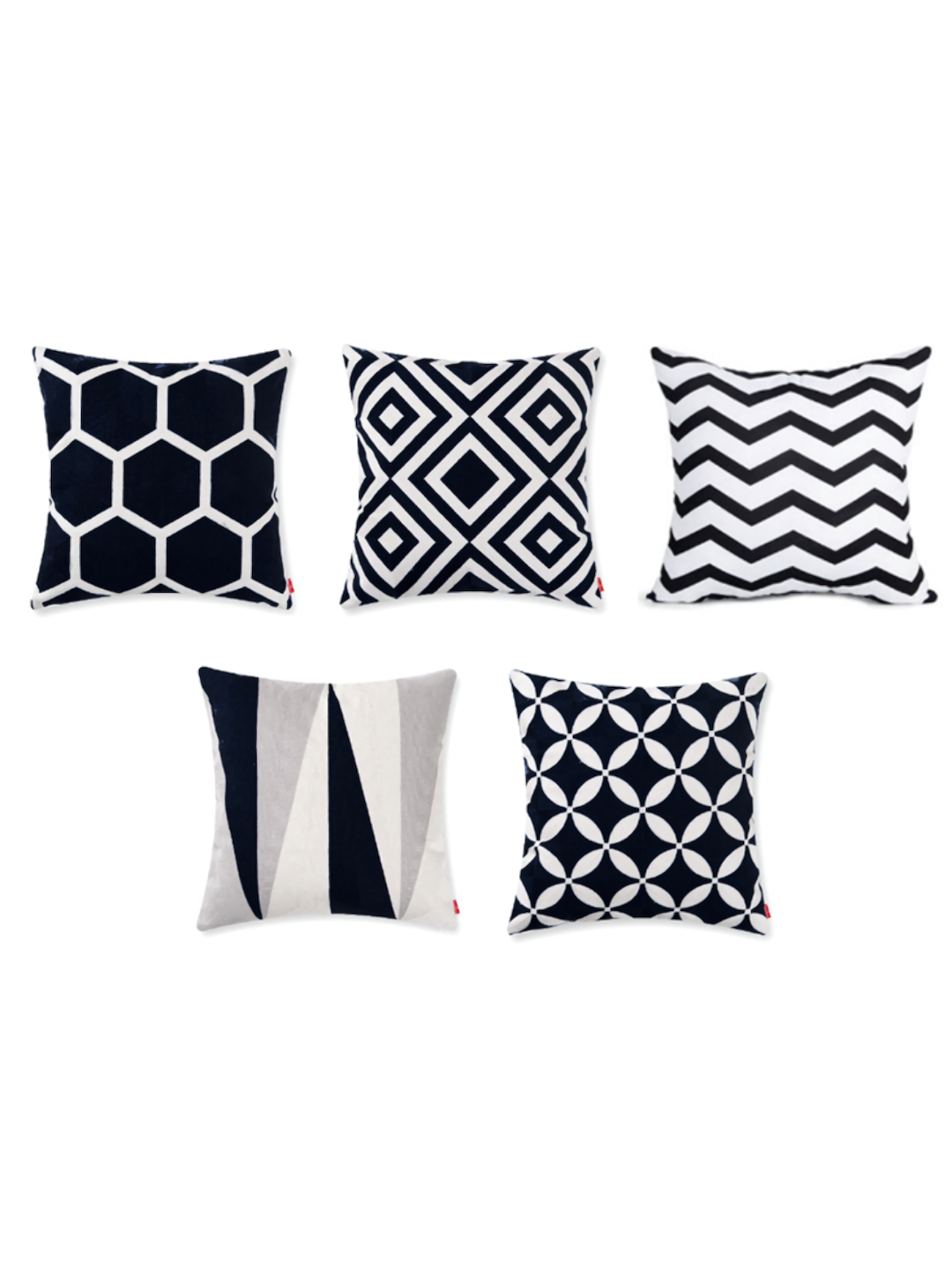 Checkers theme Black & White cushion Covers