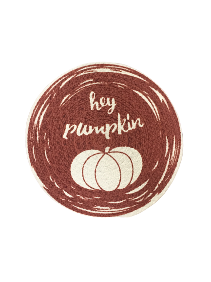 Placemat - Hey Pumpkin - Dark Brown