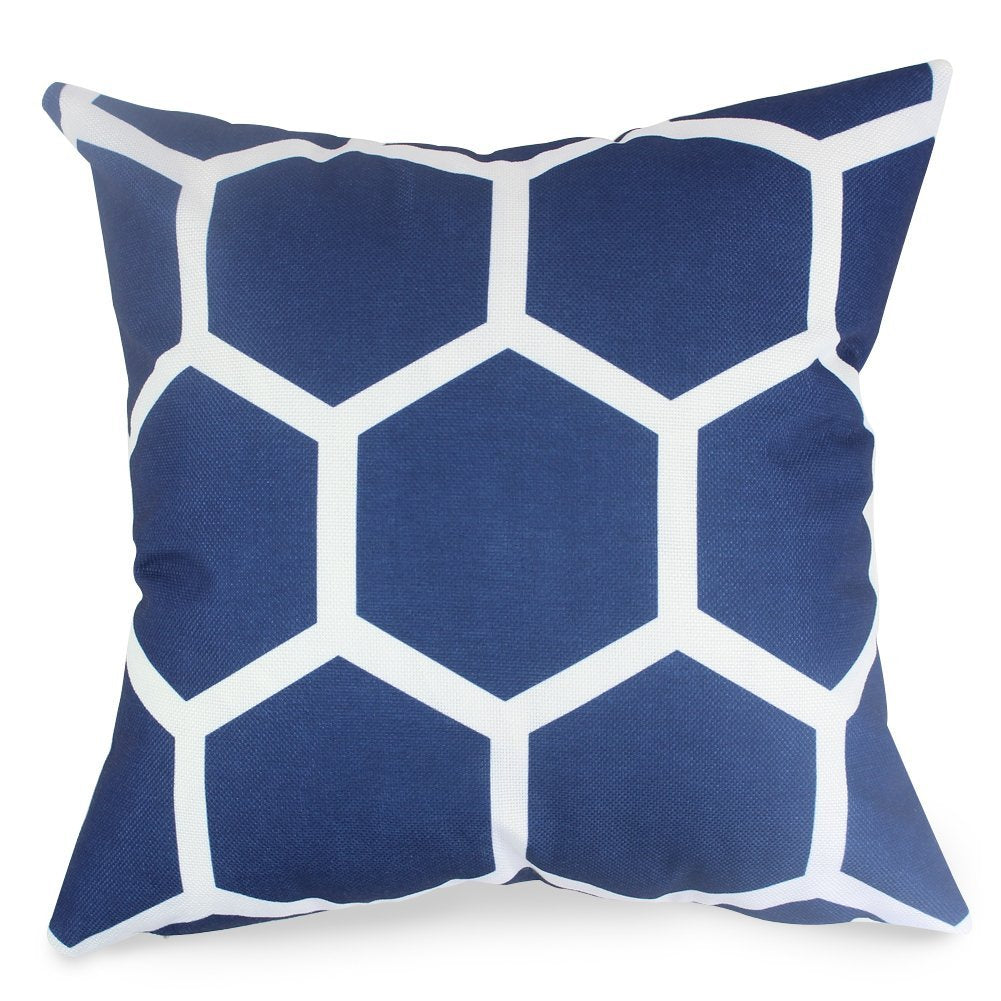 Dark Blue Decorative Cushion Covers