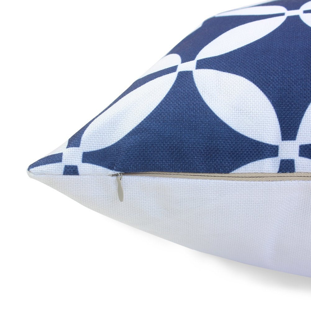 Dark Blue Decorative Cushion Covers