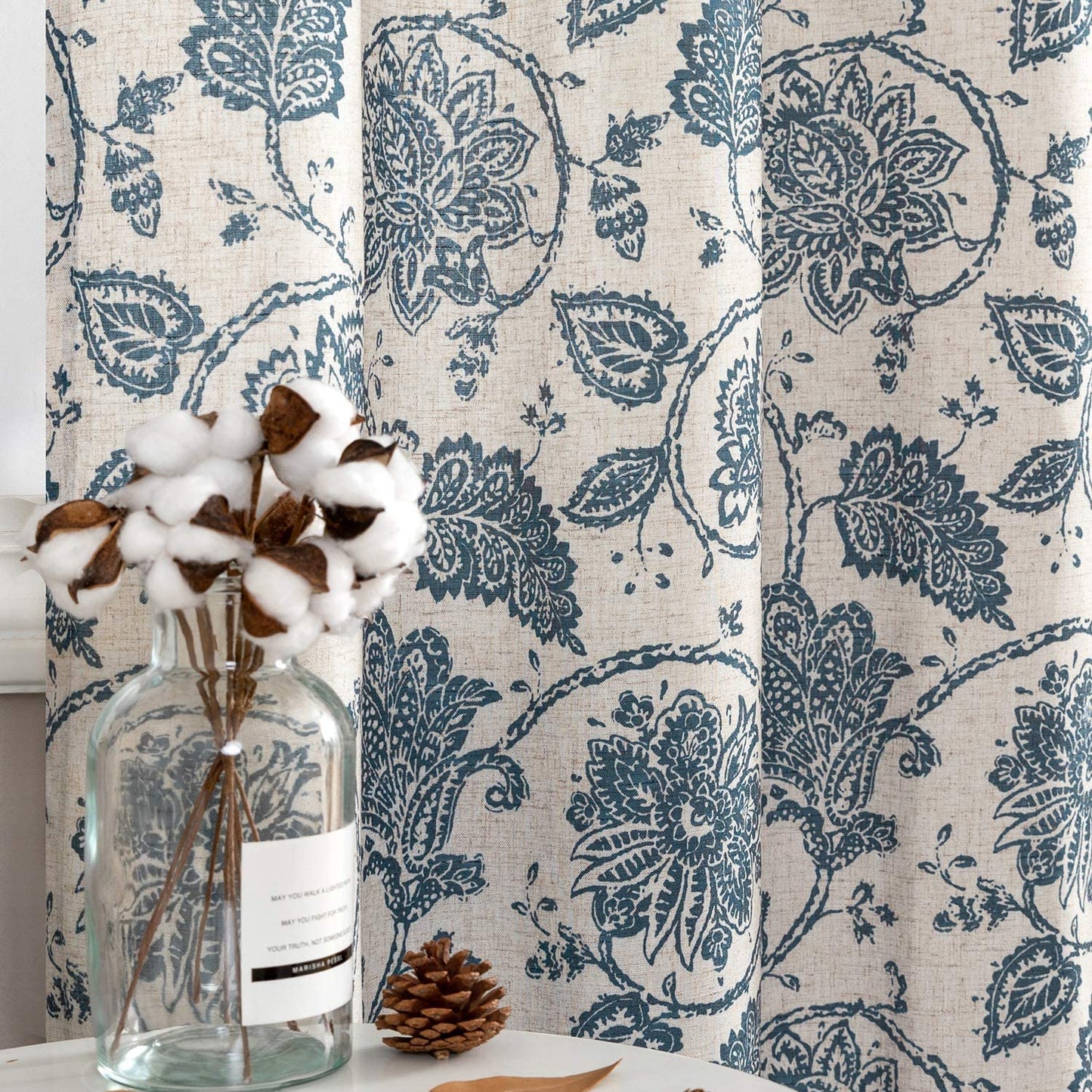 Window Curtain Blue 5 ft