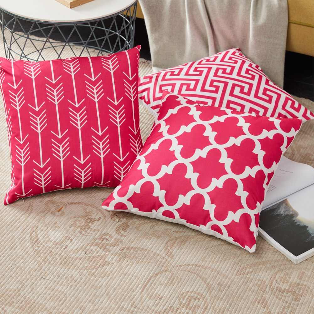 Pink Cushion Covers (Set of 6)